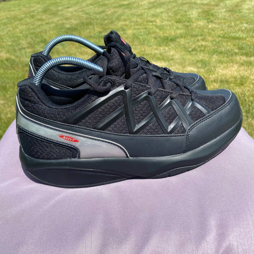 MBT Sport 3 Women's 10-10.5 US/ EUR 41/UK 7 Black Silver Rocker Shoes MSRP $200